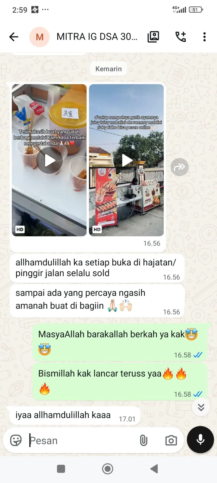 Testimoni mitra tentang berjualan dan berbagi produk